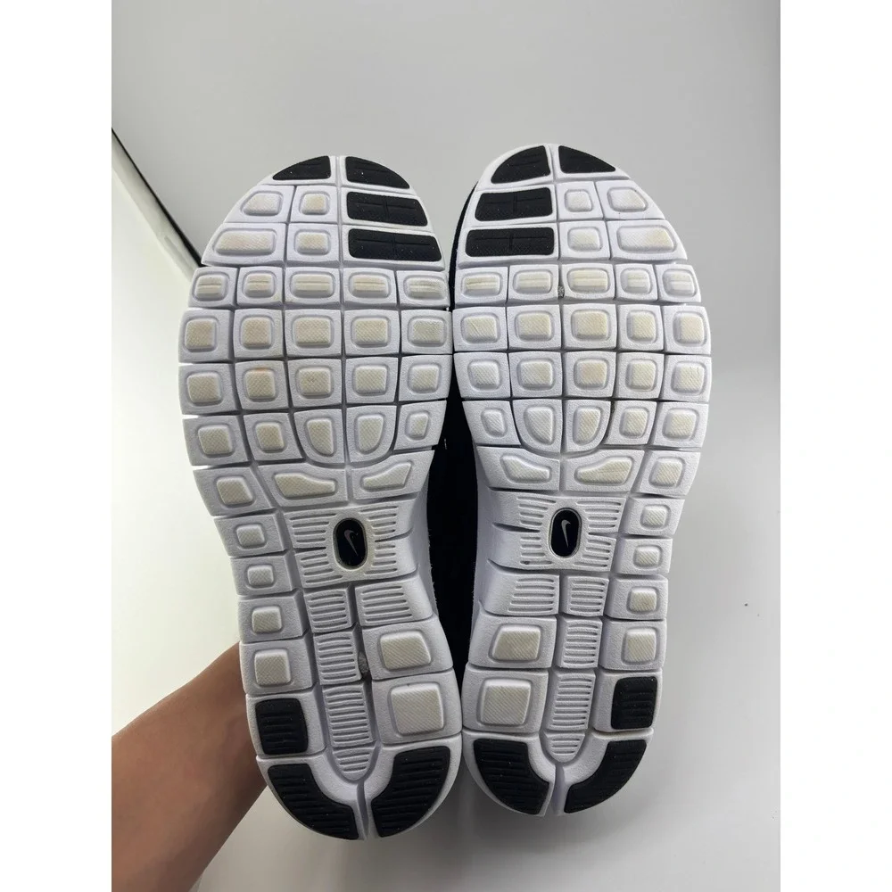 Nike Free Run 2 Kids Sneakers Black White Athletic Running Shoes Size 7Y